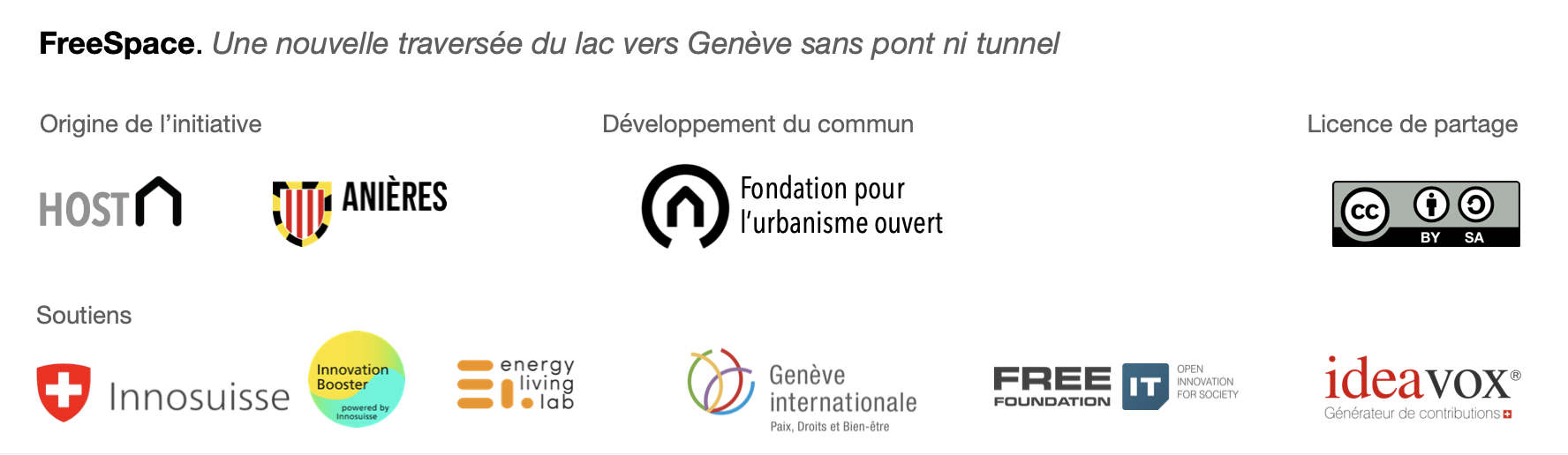 Team et soutiens FreeSpace